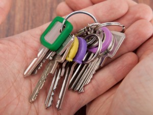 Hand Carrying Bunch Of Keys